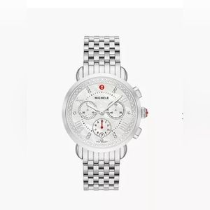 BRAND NEW MICHELE STAINLESS STEEL WATCH  MWW01C000141